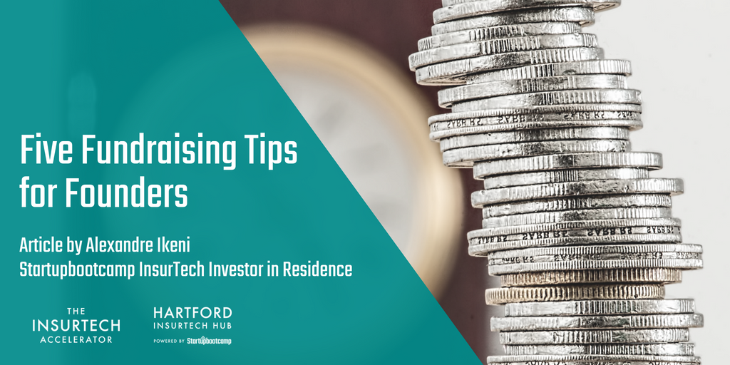 Raising money for a startup in any industry is no easy task. Our Investor in Residence, Alexandre Ikeni, outlines "Five Fundraising Tips for Founders" #InsurTech <a href="/HartfordInsHub/">Hartford InsurTech Hub</a> buff.ly/2KSHV7p