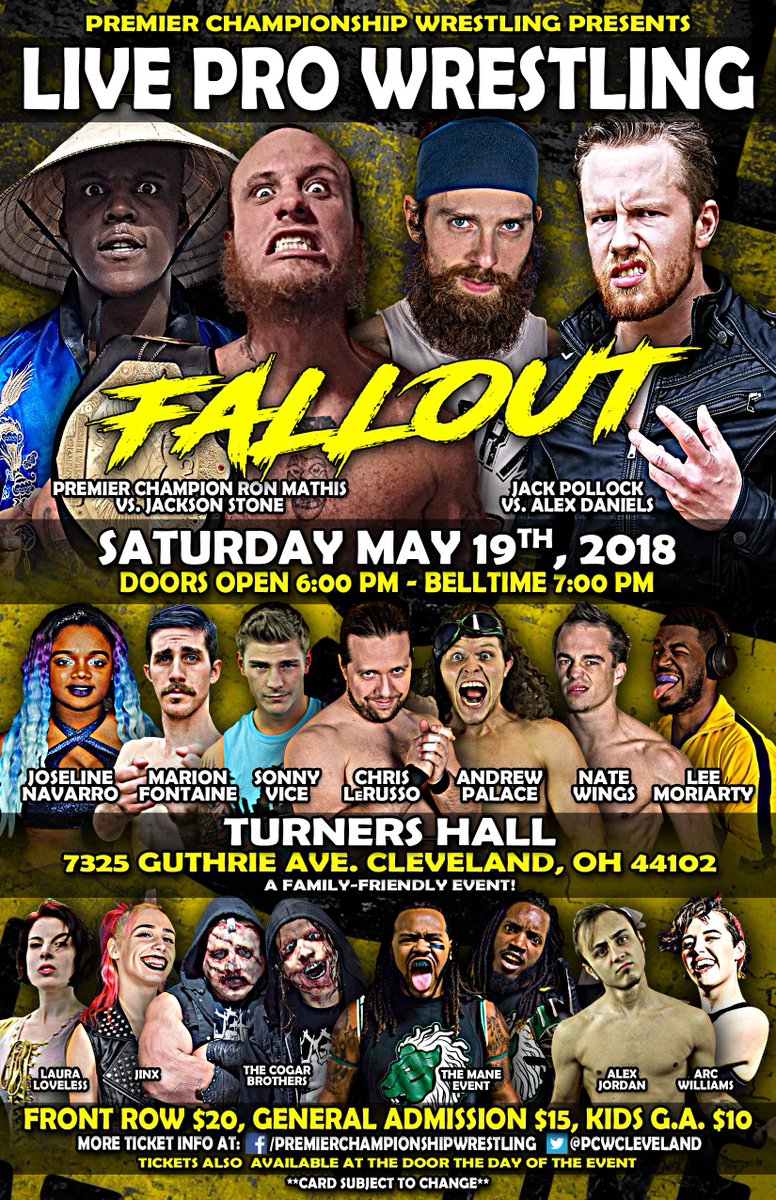 Now on Digital and VOD!  Watch on phone or television with Vimeo apps! 

@PCWCleveland “Fallout” – May 19, 2018

BUY OR RENT HERE: vimeo.com/ondemand/premi…