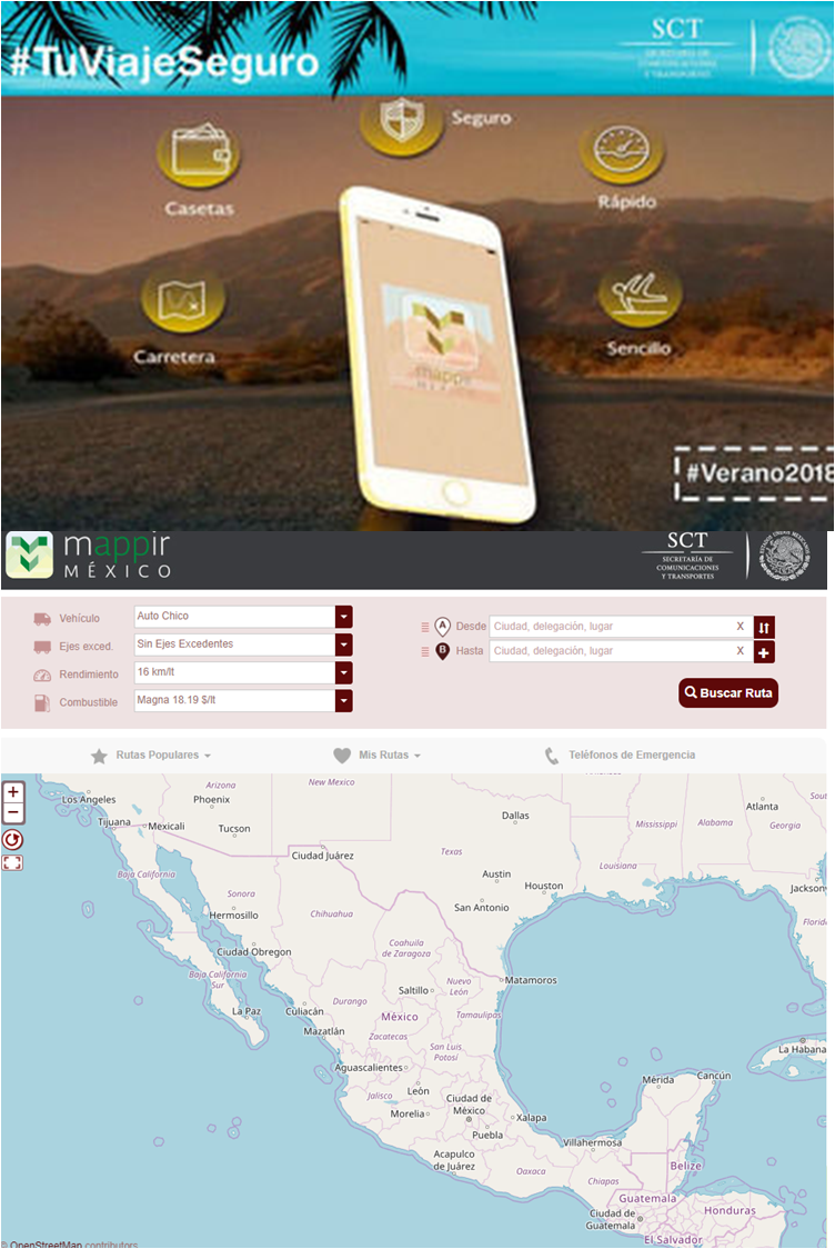 GobEdoSLP's tweet photo. Si vas a viajar por carretera #Mappir te acompaña, descárgala y traza tu ruta para tus vacaciones de #Verano2018.
https://t.co/oHGw35Wrr9 https://t.co/ulj7coaXTq