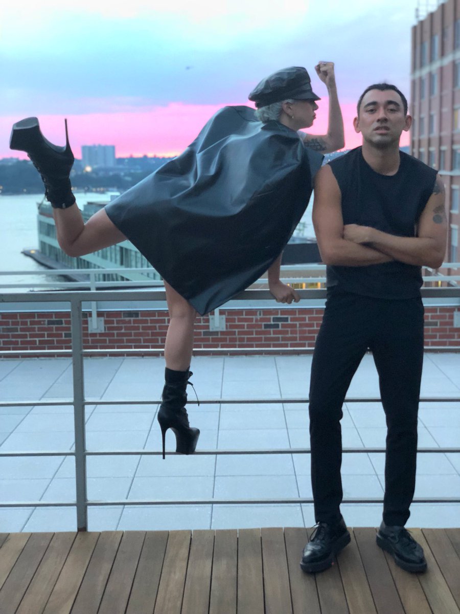 ladygaga's tweet image. NYC Baby @bobby_campbell @formichetti