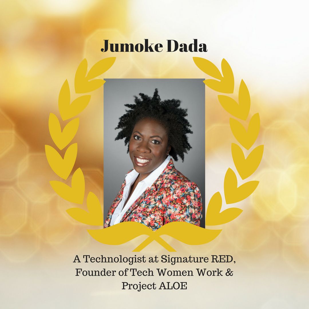 onlychristianj's tweet photo. @jumokedada a Nigerian-American tech consultant and social entrepreneur. As the principal of Signature RED, a technology and marketing solutions company, and founder of Signature RED Cares, she uses innovation, creativity, and strategy to drive change. #100daysofWOCinTech https://t.co/DrFvQQiOgY