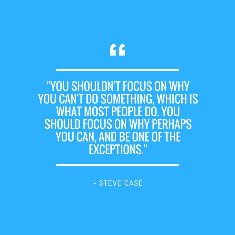 Focus on the "can." #startup #entreprenuer