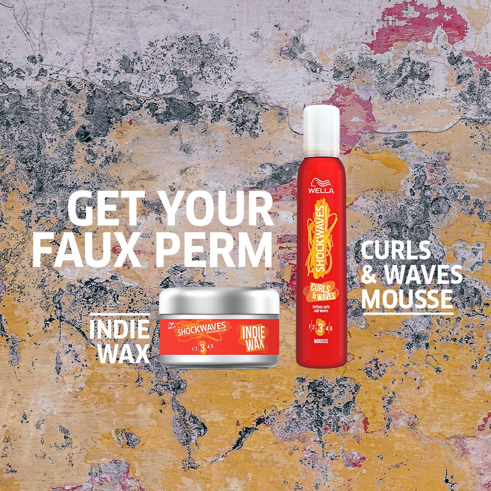ShockwavesWella's tweet photo. The perfect perm has never been easier. 

 #Shockwaves #YourStyleYourWay #HairGame https://t.co/TBapK3rJXc