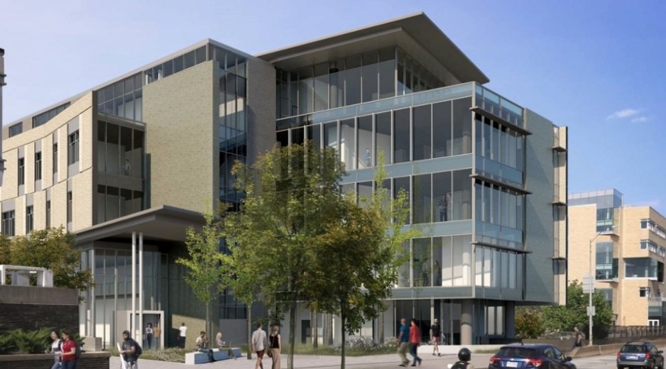 Artist's rendering of TCS Hall, to be constructed at Carnegie Mellon University