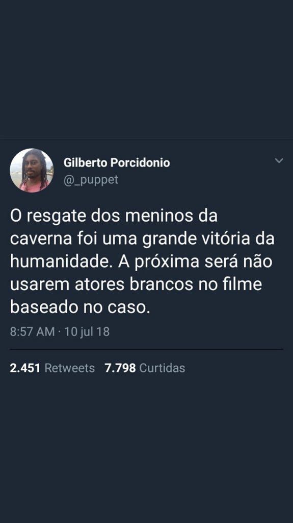 Sim, tem que colocar o negão da piroca como mergulhador inglês!