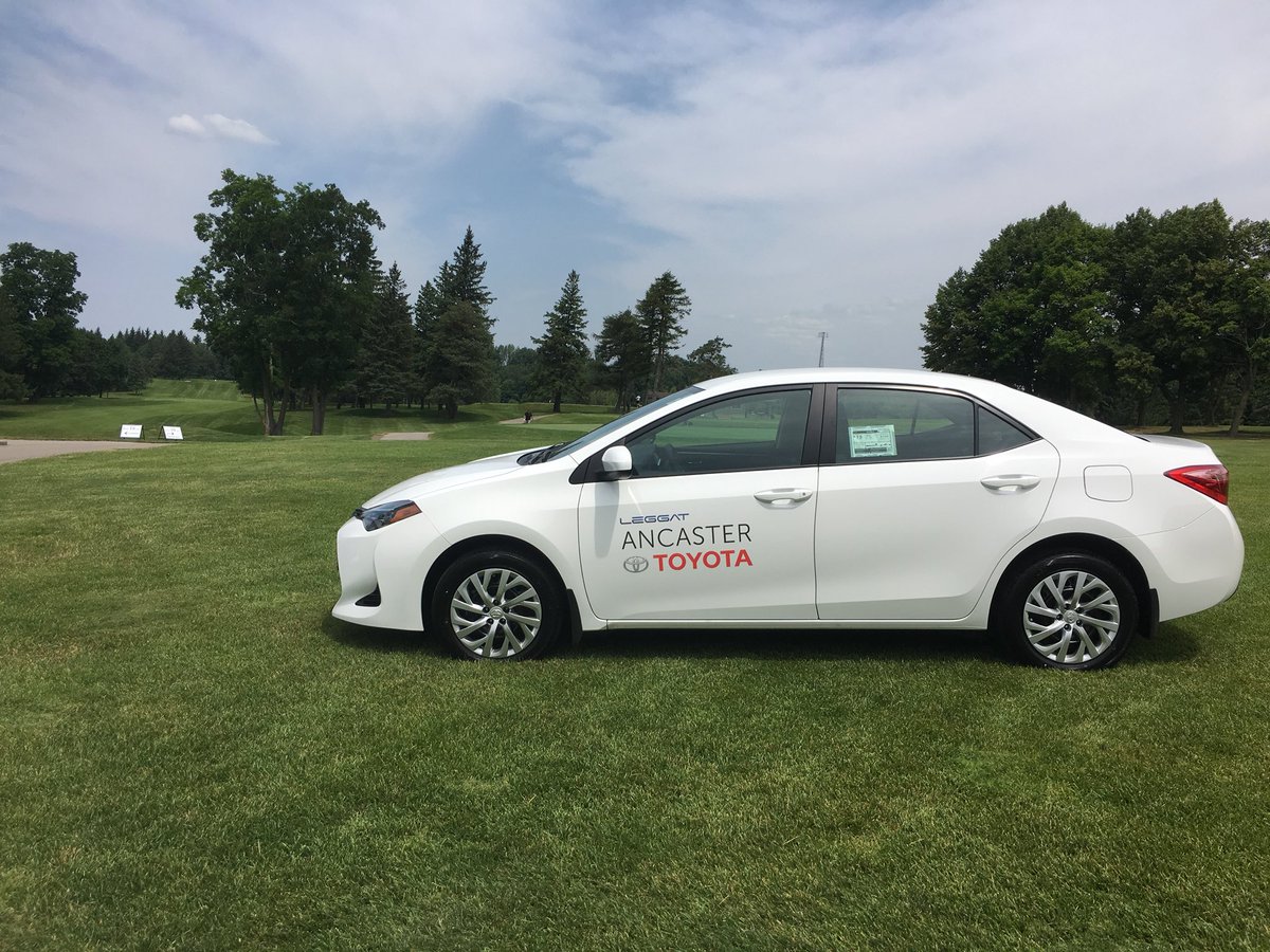 Great day to #GolfForACure! <a href="/toyotaancaster/">Ancaster Toyota</a> is a sponsor of the <a href="/Marz_Homes/">Marz Homes</a> golf tournament today in support of breast cancer research.