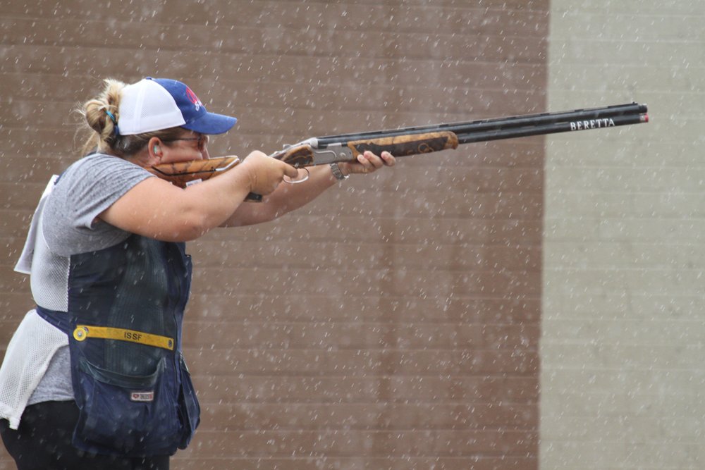 .<a href="/KimRhode/">Kim Rhode</a> and <a href="/CaitlinConnor90/">Caitlin Connor</a> have qualified #1 and #2 for the Women's Skeet Final at the @ISSF_Shooting World Cup! Kim even equaled the Qualification World Record with a score of 122/125. 
Watch the Final LIVE at 3pm PT here: livestream.com/ISSF/20180712T….