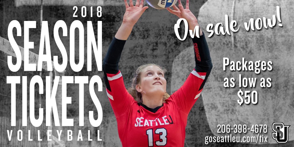 Seattle U Volleyball season tickets are on sale now!