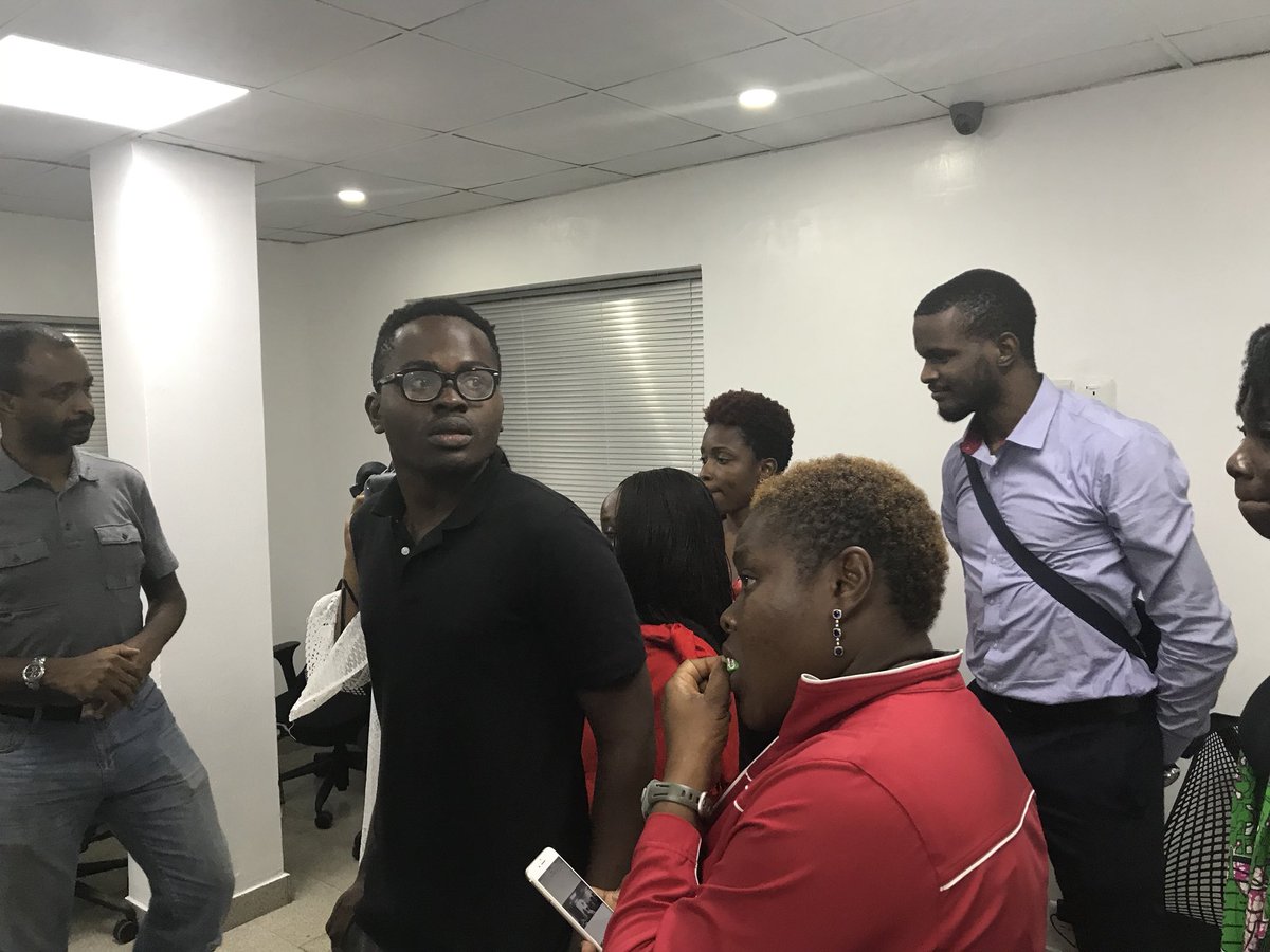 Imisi3d's tweet photo. On this day 2 years ago we held our very first #virtualreality showcase in Lagos. Time has flown eh? Tonight we held our first #virtualreality games night and were grateful to have many in the room who have been part of the @Imisi3d story. Thank you 🙏 Onward! #VRinLagos 1/2 https://t.co/AKUX9wgAps
