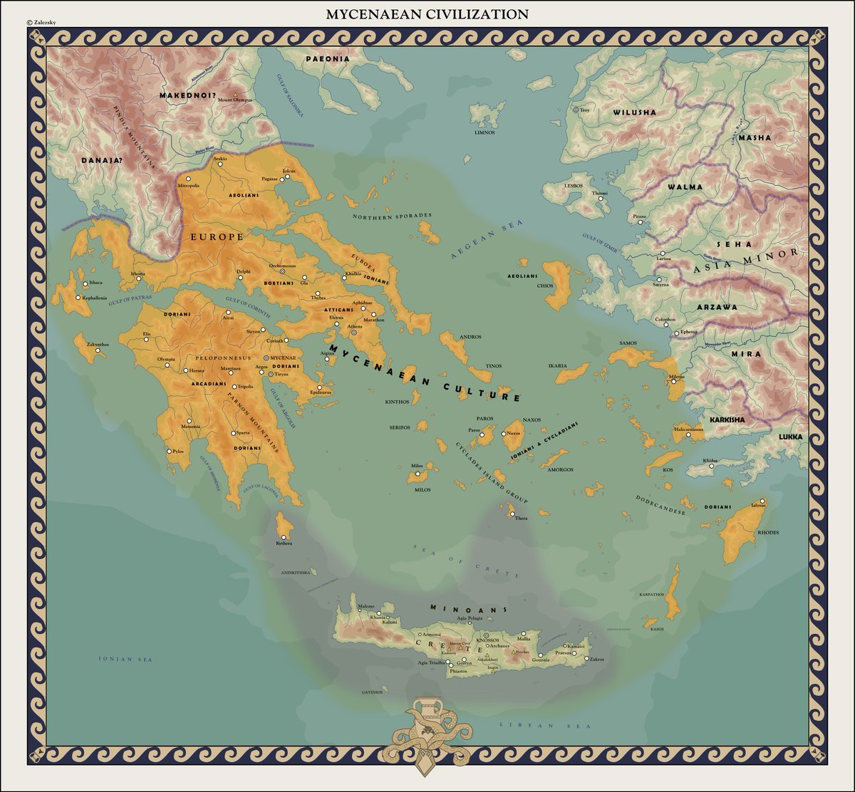 MapsAndFlags's tweet photo. Historical Atlas of Europe: Mycenaean Civilization
by: Zalezsky
ORIGINAL LINK: https://t.co/ABodrviPKC https://t.co/AUZeHFkArM