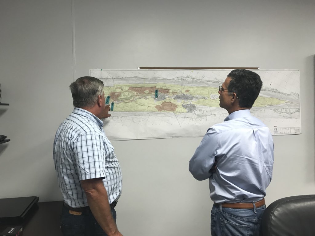 Meuser4Congress's tweet photo. This afternoon was spent at Lehigh Anthracite Coal LLC in Tamaqua. Rusty Taylor, CEO and President, gave Dan an extremely educational briefing on coal. #DanDigsCoal https://t.co/p0miBqZDyR