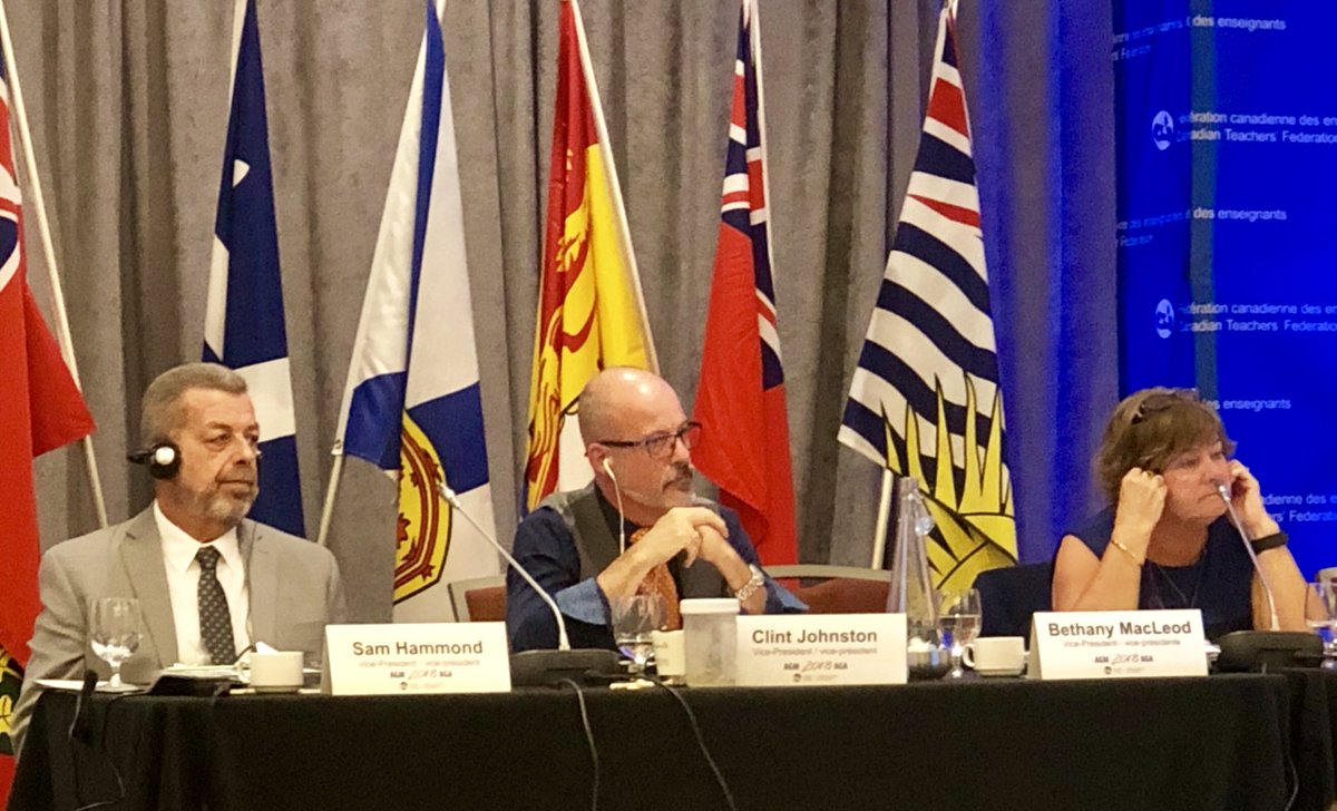 I’m very proud of my colleague and friend @ClintJohnston7 who is running for re-election at the #CTFAGM. He is an articulate advocate for equity &amp; inclusion within our schools, unions &amp; representative bodies.