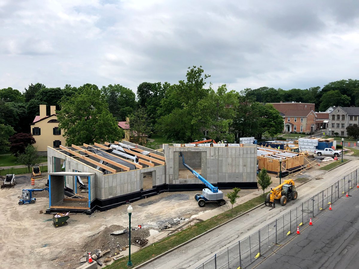 Set for completion in Fall 2018, the New York State Equal Rights Heritage Center (Auburn, NY) by <a href="/nARCHITECTSpllc/">nARCHITECTS PLLC</a> , is well into construction. ELLANA was fortunate to be apart of the design team for this project.