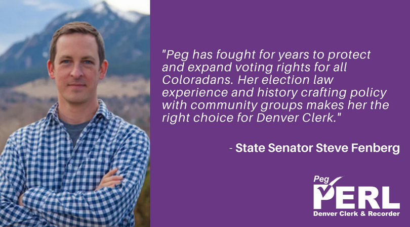 Peg_Perl's tweet image. State Senator @SteveFenberg 
#TeamPeg #copolitics 
4/5