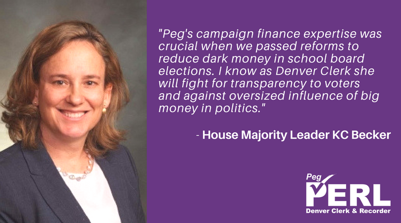 Peg_Perl's tweet image. House Majority Leader @kcbecker 
#TeamPeg #copolitics 
2/5