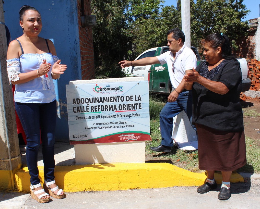 Melymak's tweet photo. Hoy inauguramos el adoquinamiento de la Calle Reforma Oriente que beneficia a la cabecera municipal con sentido al panteón de analco. #ResultadosQueSeNotan #ProgresarParaTransformar https://t.co/RcDMugrjFJ