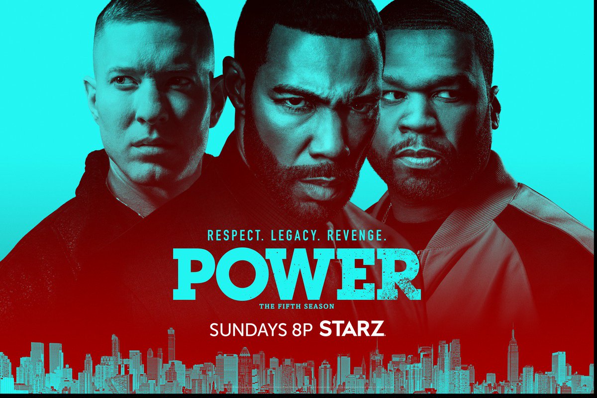 STARZ's tweet photo. The crew is back and they’re out for vengeance. Don’t miss Season 5 of #PowerTV on STARZ. https://t.co/EHoMLz6uqx https://t.co/ICceGPUMeP