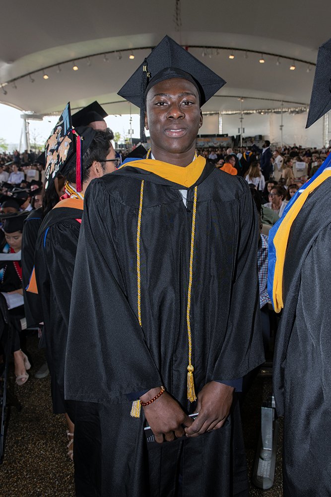 SFCALUMNI's tweet photo. Congratulations to our Graduate of the Day: Andrew Nestor. We are proud to have you as our alumnus! #SFCGrad2018 #gradonthewater https://t.co/enlWaRt0TO
