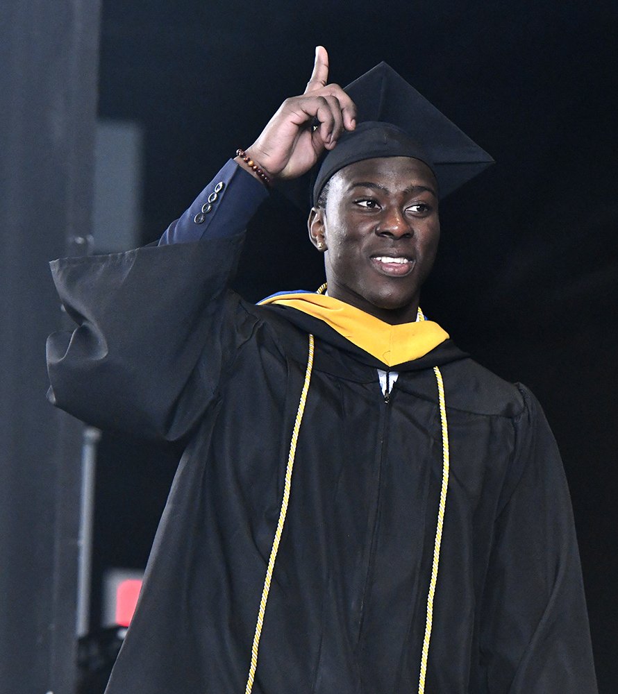 SFCALUMNI's tweet photo. Congratulations to our Graduate of the Day: Andrew Nestor. We are proud to have you as our alumnus! #SFCGrad2018 #gradonthewater https://t.co/enlWaRt0TO