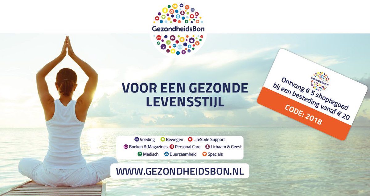 De #gezondheidsbon, de nieuwe cadeaukaart die een gezonde manier van leven ondersteunt, geeft gezondheid door!Check gezondheidsbon.nl