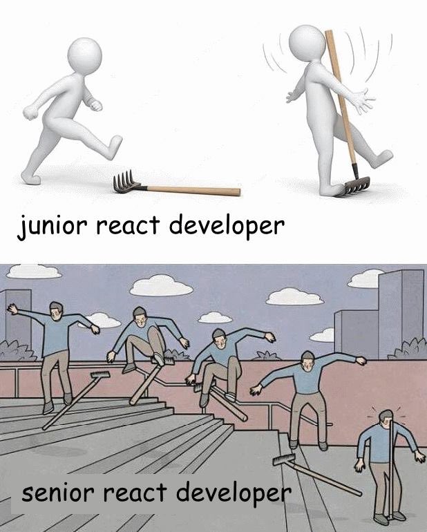 janettodorova's tweet image. Brilliant explanation #ReactDevelopers 😂😂😂 #react #reactjs #reactnotaconf #frontend // via @rstankov // cc @reactjs @reactnative @ReactNotAConf @ReactEurope @ReactNext #sk8isgr8