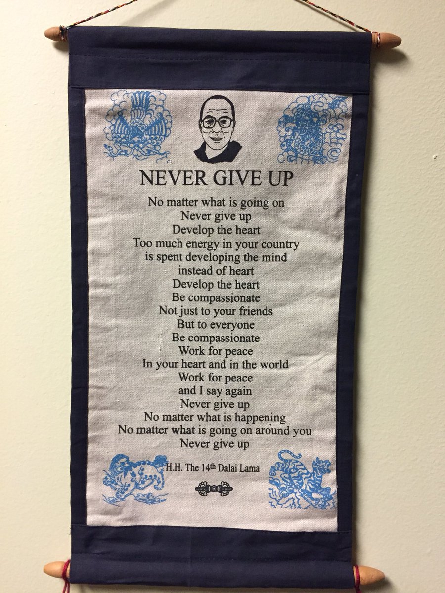 Motivation for our team and our patients! #inspiration #motivation #DalaiLama #nevergiveup #Meditation #perseverance #phoenixchiropractor #phoenixacupuncture #zen #goals #focus #arizonachiropractor