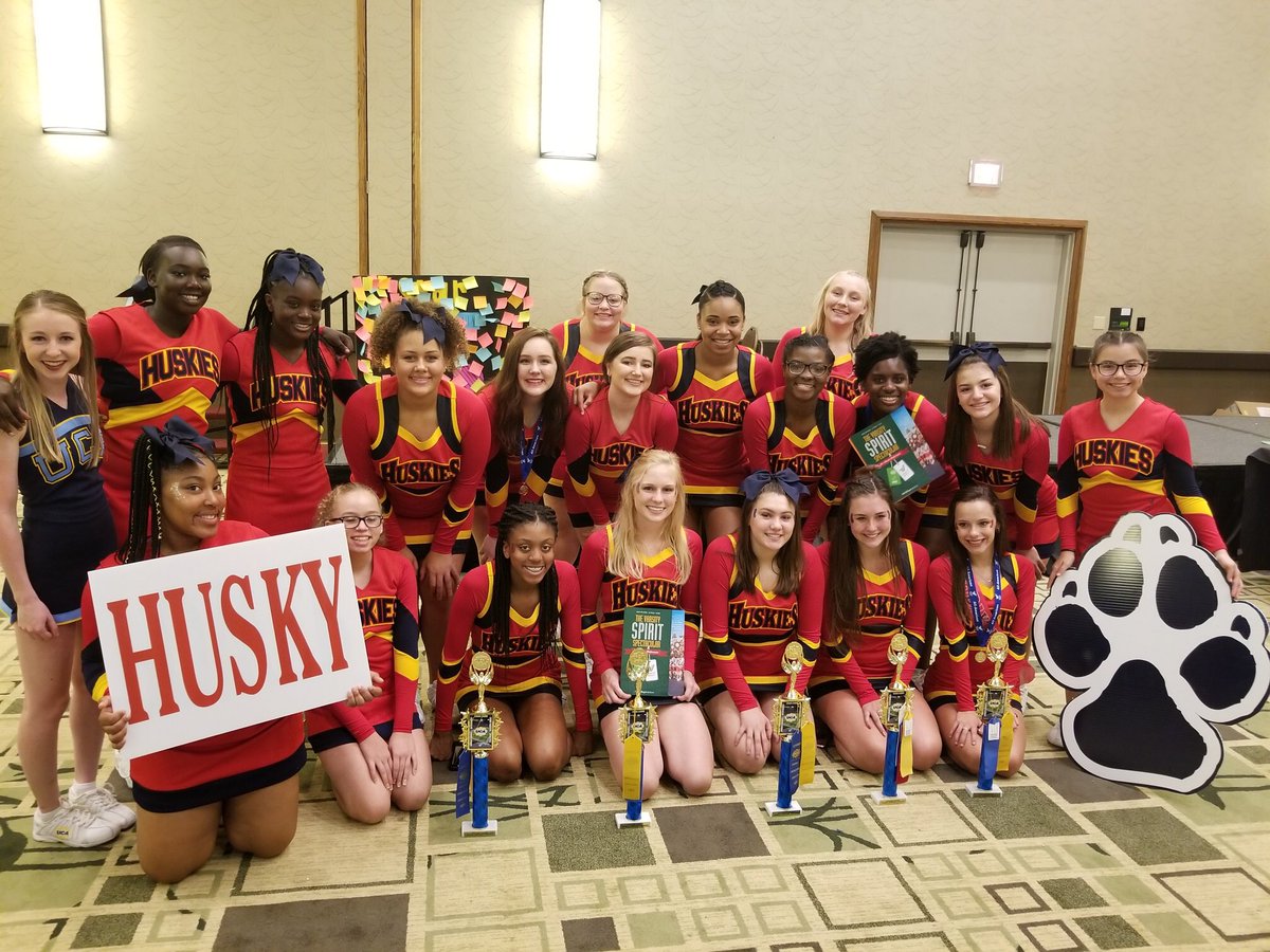 2022Wolverine's tweet photo. Varsity got first in every category but 1. JV got first in the cheer they did - Congratulations Northwest Cheerleaders and Coaches! https://t.co/OmyOMfm9XG