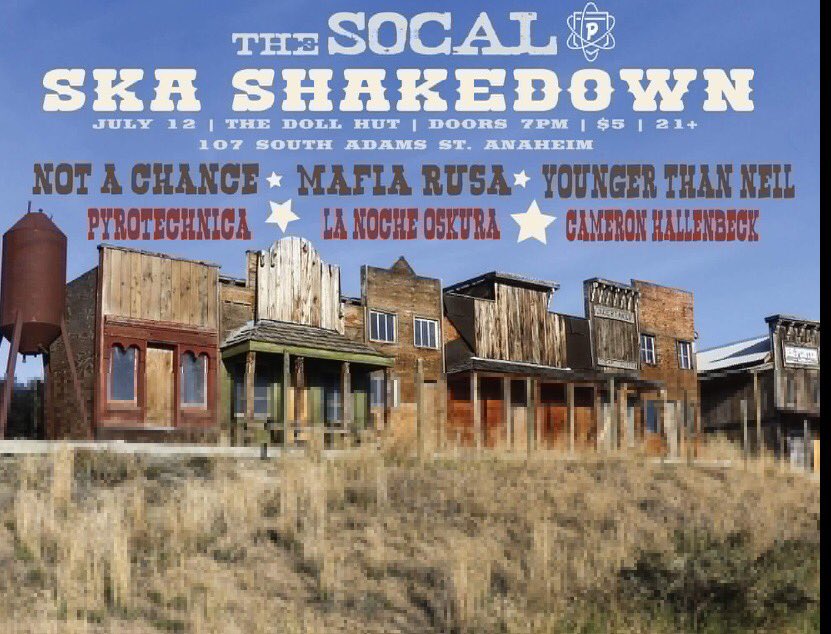 NotachanceSka's tweet photo. This is happening tonight, at the Dollhut!!!!! https://t.co/hntj6Y6dSc