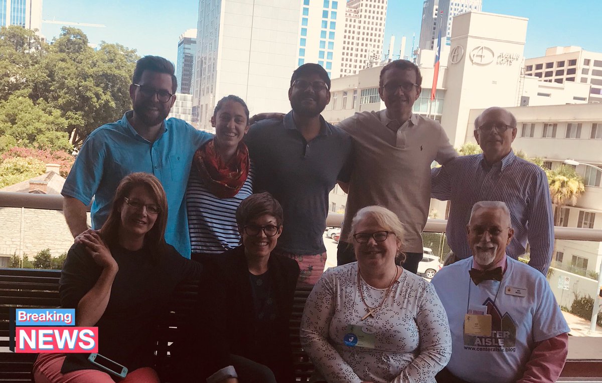CenterAisle's tweet photo. Tomorrow (Fri.) is our last print edition at #GC79. Deep thanks to our readers, contributors, and all of the GC and @episcopalchurch staff and volunteers. It’s an honor to be part of the conversation and the Jesus Movement. https://t.co/crm85aOblT https://t.co/CWZPyfkoHl
