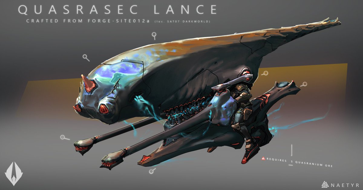 Naetyr (@naetyr) on Twitter photo Hope everyone is ready for some more amazing #conceptart by our resident badass <a href="/TDSpiral/">The Downward Spiral</a>. The Lance is a fighter built for speed. Skilled pilots take advantage of their superior positioning power to attack opponents from multiple angles and keeping them guessing #IndieGameDev Hope everyone is ready for some more amazing #conceptart by our resident badass <a href="/TDSpiral/">The Downward Spiral</a>. The Lance is a fighter built for speed. Skilled pilots take advantage of their superior positioning power to attack opponents from multiple angles and keeping them guessing #IndieGameDev
