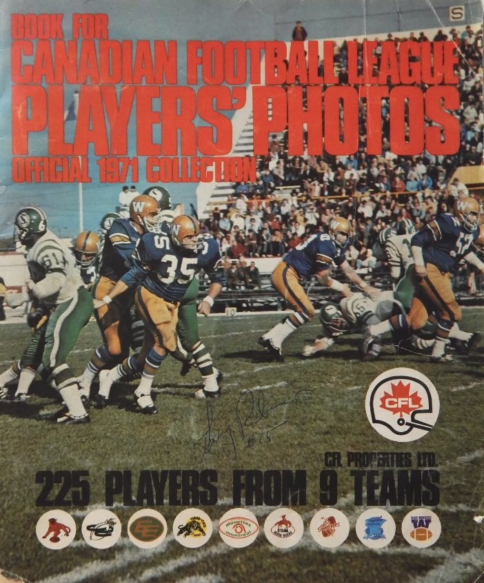 تويتر \ Blue Bomber History على تويتر: "In 1971 @CFL fans could collect 225  stamps that came in a series of 16 picture packets released one per week  during the season. Here's