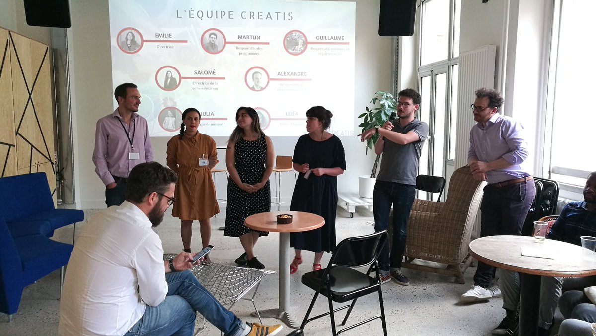 Artify_fr's tweet image. Hmmm ! Rien de tel qu'un petit #afterwork entre #Startups de la #culture pour terminer une longue journée 👍🍻 MERCI à @creatis_
pour l'organisation de ce moment convivial et riche en #networking à @farculture