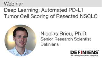Register for #webinar by Dr. Nicolas Brieu about automating PD-L1 scoring using deep learning to identify PD-L1 status in tumor cell regions in resected #NSCLC. hubs.ly/H0cZqpd0