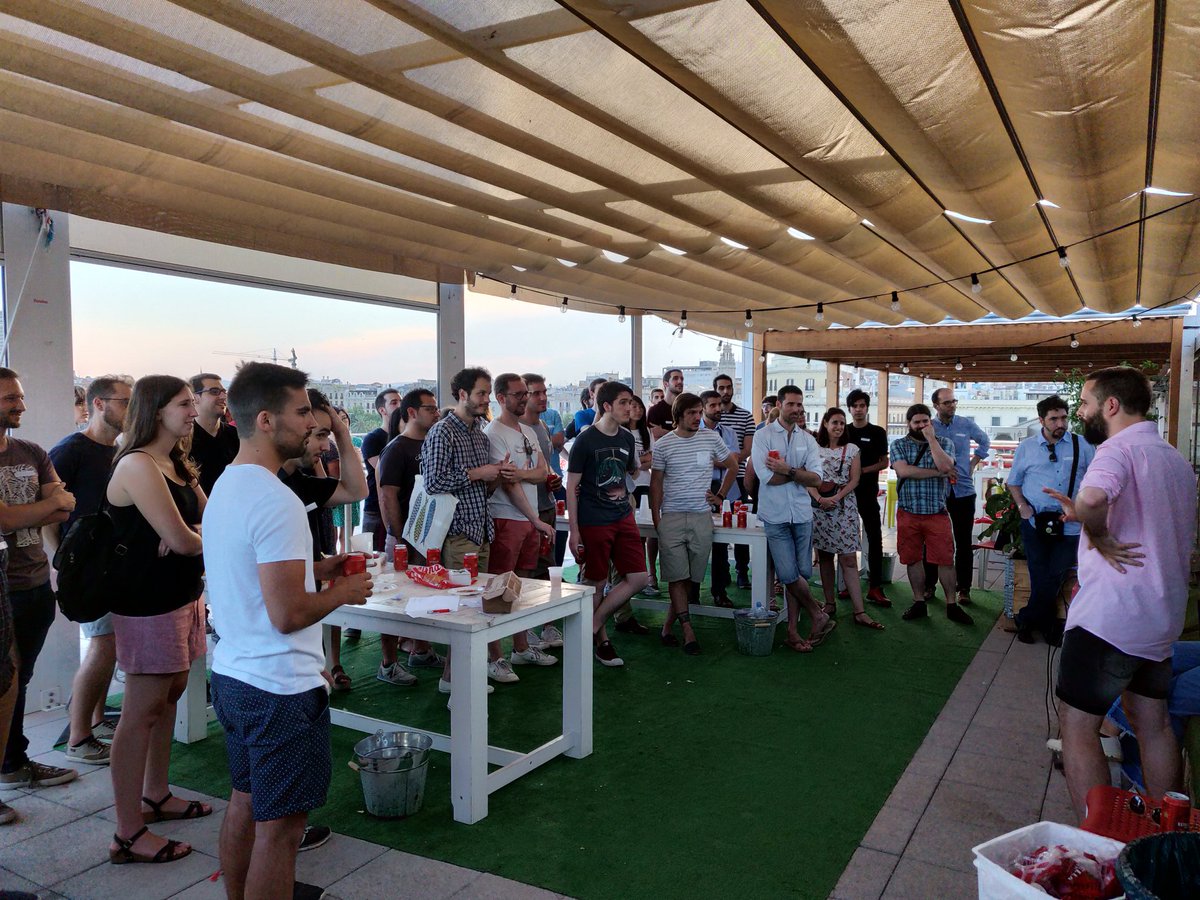 DataScience Party to celebrate the end of the course :) big thanks to <a href="/Tiendeo/">Tiendeo</a> #datascience #bigdata <a href="/UniBarcelona/">Universitat de Barcelona</a>