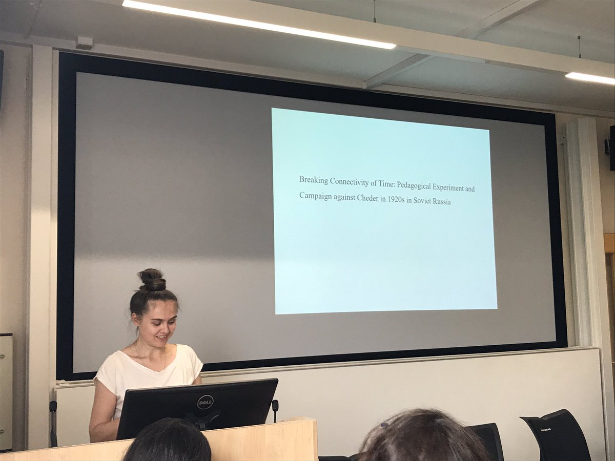 2018Parkes's tweet photo. Great session on art and propaganda featuring talks from Alesya Nekrasova and Karina Simonson #ParkesSeminar18 https://t.co/CMIL0GZ3vO