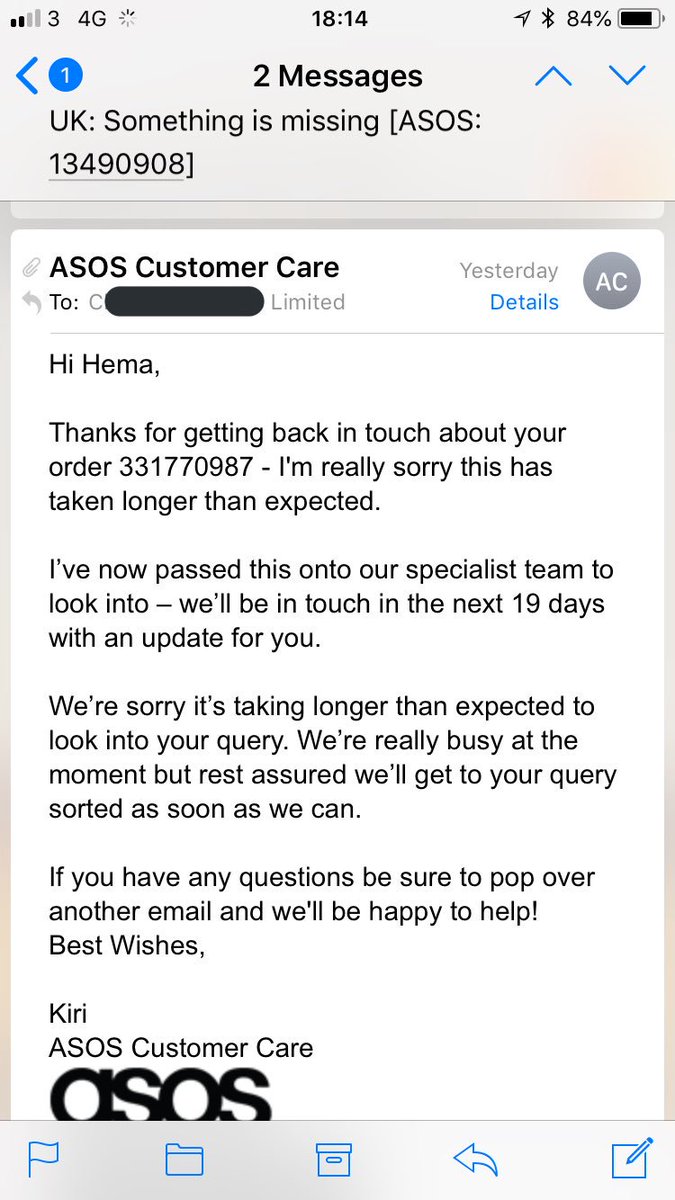 Lotionspotions's tweet photo. How ridiculous @DPD_UK lost part of my @ASOS order. 5 weeks later ASOS customer service is still fobbing me off! #disappointingcustomerservice #pullyourfingerout https://t.co/LmTZ5iRcLx
