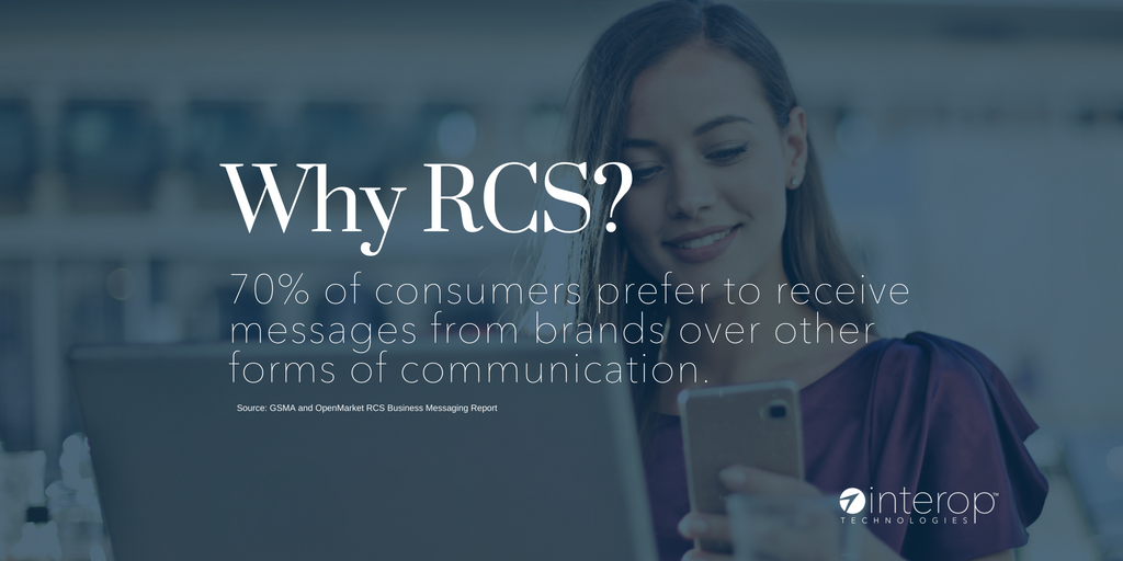 interoptech's tweet photo. The introduction of #RCS Business Messaging will open up revenue sharing opportunities for mobile operators as global brands work to reach their consumers via rich #messaging. Learn More: https://t.co/1mCa8piiiy #ThursdayThoughts #MessagingasaPlatform https://t.co/t1N1lcuI5c