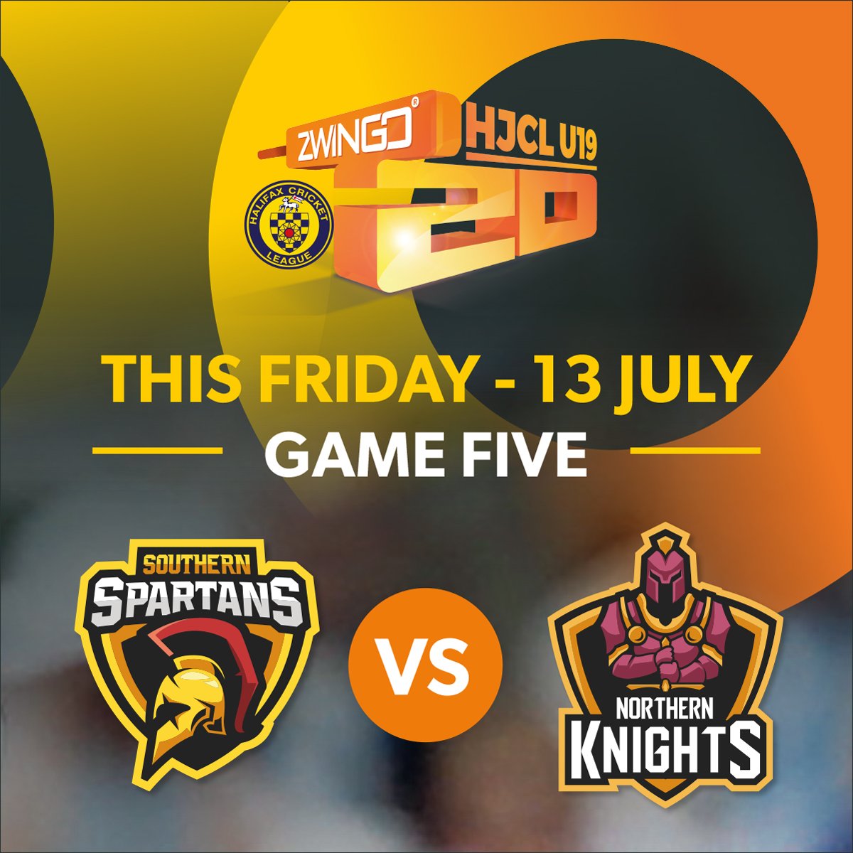 ZwingoBalance's tweet photo. Post-semi-final world cup blues? Head on down to Elland Cricket Ground tomorrow to catch game 5 of the Zwingo HJCL T20 at Elland Cricket Club. The game starts at 6.30pm as the Spartans take on the Knights!  https://t.co/b0ZuPuqRPt

https://t.co/hntDTZtb62
#Cricket #T20 #Halifax https://t.co/5SCqDX0DBv