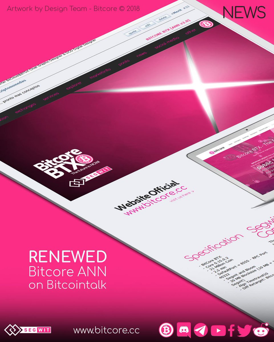 LEONgraphMASTER's tweet photo. Dear community, we have renewed our @Bitcore_BTX ANN on Bitcointalk
https://t.co/ZEwjUkcRwy https://t.co/SqFHWeWIBO