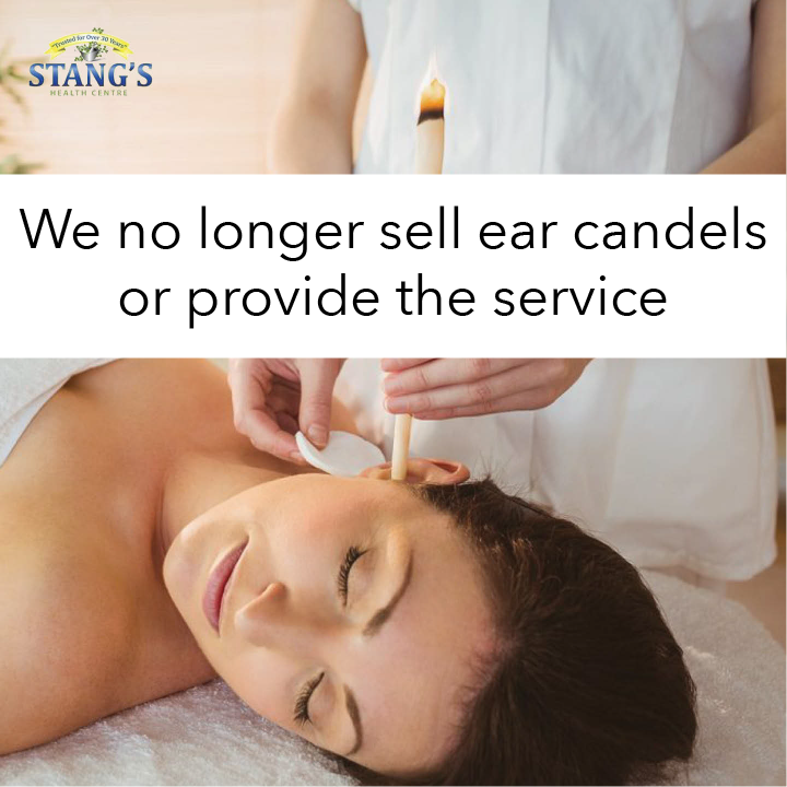 PerryStang's tweet image. Unfortunately, we can no longer sell ear candles or provide the service at Stang's Health Centre. Health Canada has recently outlawed them. We apologize for any inconvenience and wish you a wonderful Thursday!
