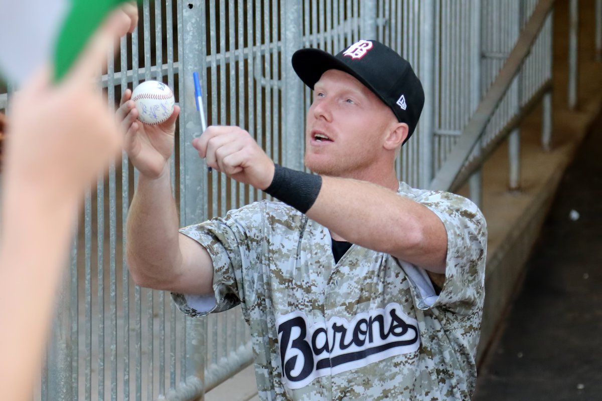 BhamBarons's tweet photo. RT to join us in wishing Barons catcher @CaseySchroeder a Happy 25th Birthday! https://t.co/QK5kmYk3Iy