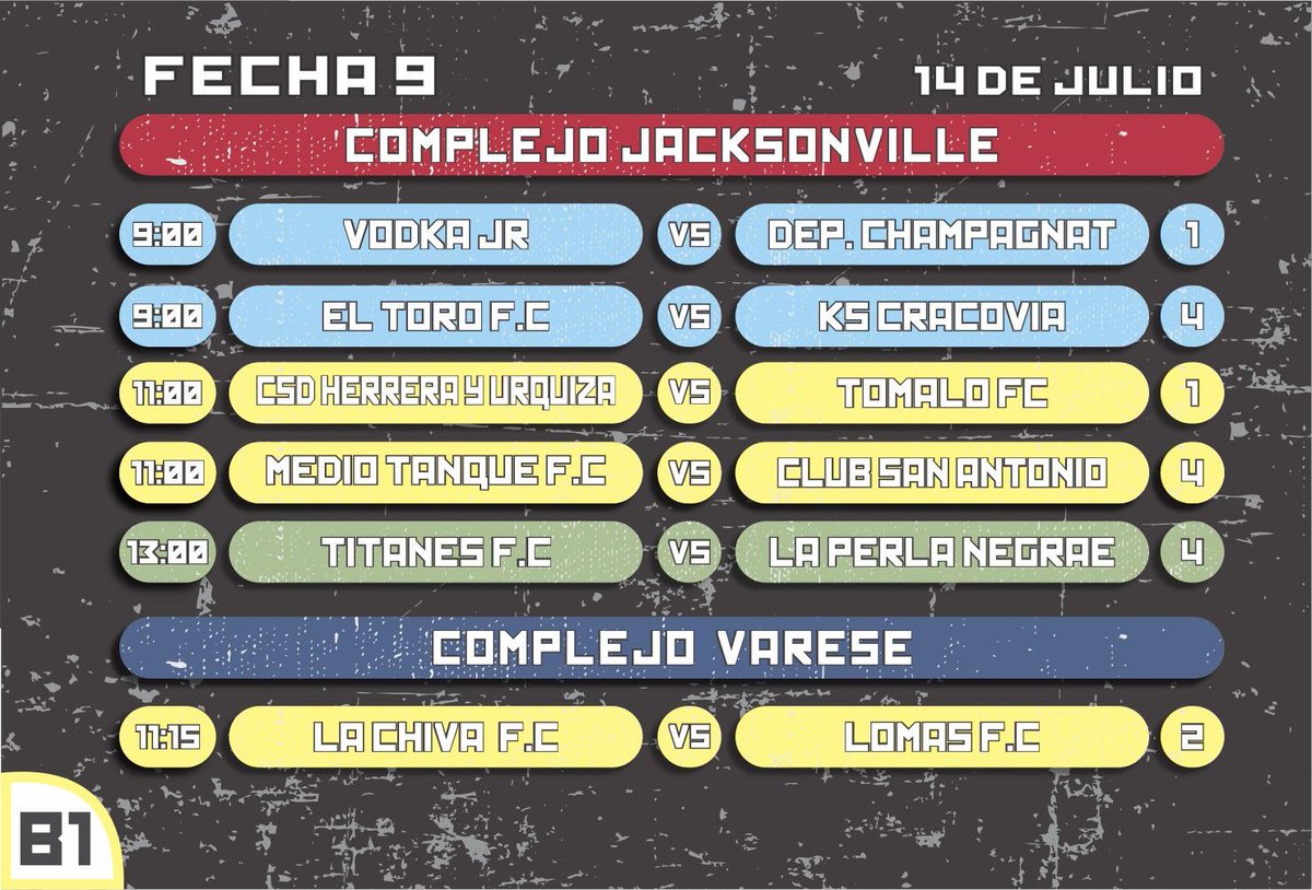 EnOffOK's tweet photo. Así se juega la Fecha 9 de la Segunda 1 en @LigaAmerica https://t.co/maadNC5QSa