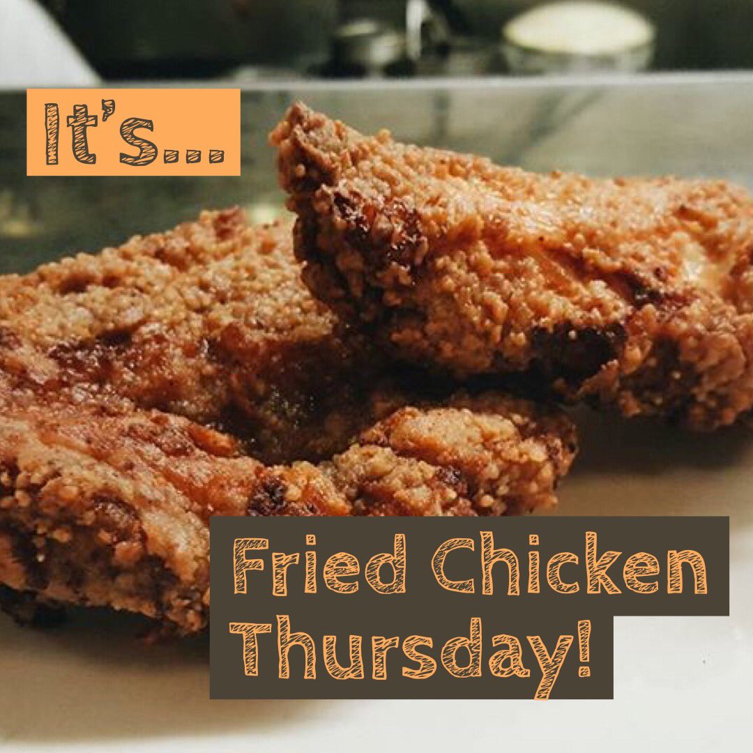 Guess what day it is... It’s Fried Chicken Thursday! The fun starts at 5pm - come join us for dinner and beers in the Haight 👍🍗🍻 #friedchickenthursday