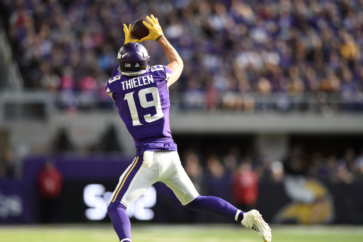 FDegenerates's tweet photo. Check out our newest article on @athielen19 highlighting why you NEED to draft him this year for your fantasy league @ https://t.co/zdO54Pc8qo https://t.co/xCL05uoMTr