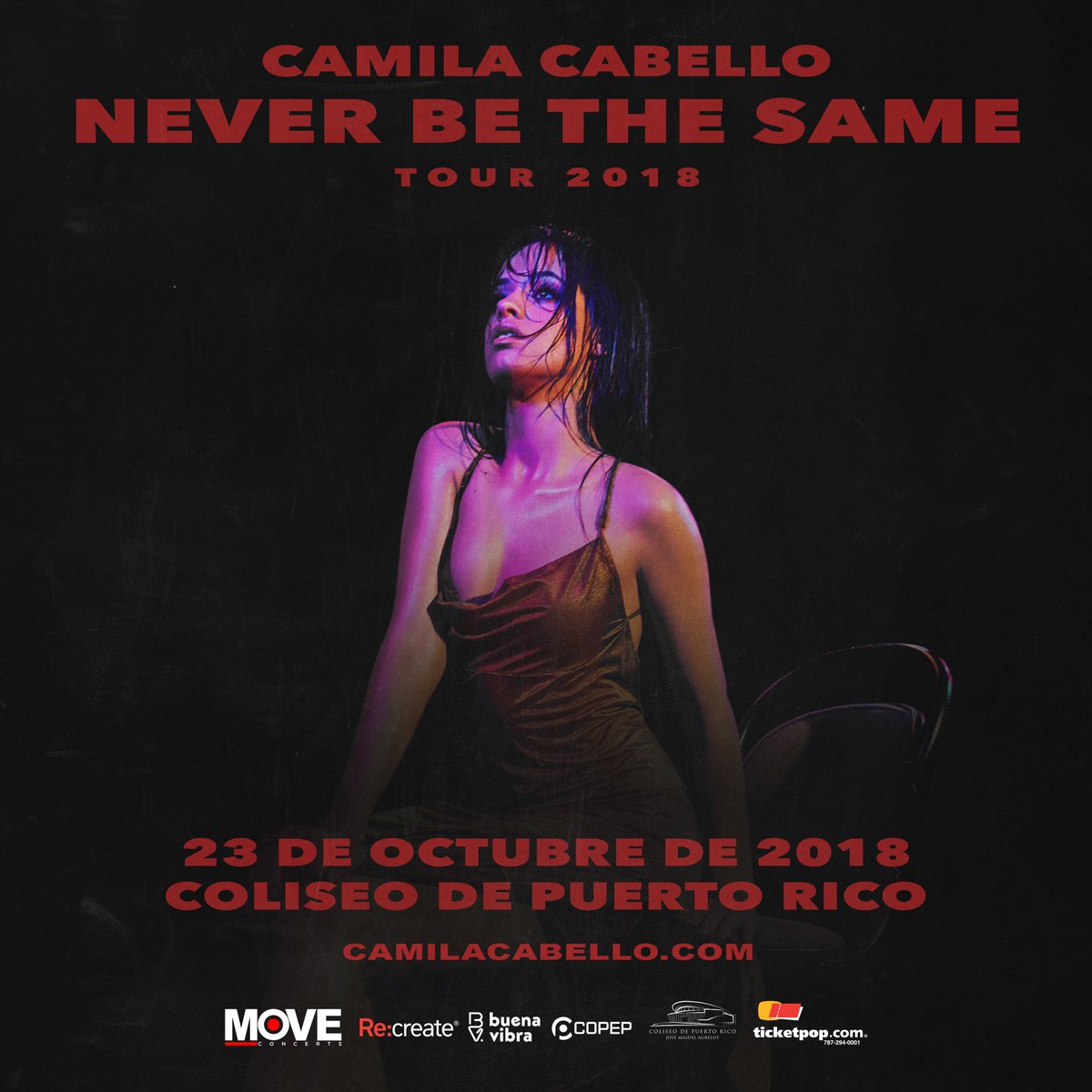 Camila_Cabello's tweet photo. MI PUERTO RICO HERMOSO !! the #neverbethesametour is coming to the Coliseo de Puerto Rico 🇵🇷❤️ a portion of my proceeds from the concert will go to benefit @SavetheChildren ‘s hurricane maria relief fund. tickets on sale 7/17!! https://t.co/bq1ZNvSWQz