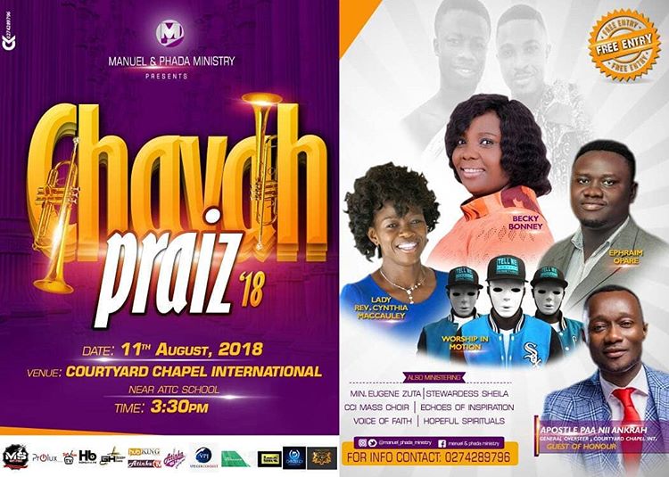 XtianEventsgh's tweet photo. Chayah Praiz 18
#GHCE
#AugustEvents
#GODISNOTDEAD
#GHCE1 https://t.co/1lE2EUf73I