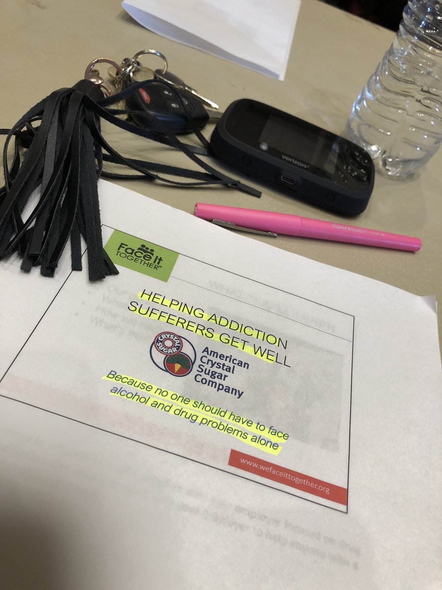 kristiulrich's tweet image. Grateful to @CrystalSugarCo for investing in your employees and your communities with @wefaceit2gether Workplace Initiative. #BeWell #SolvingAddiction #recovery