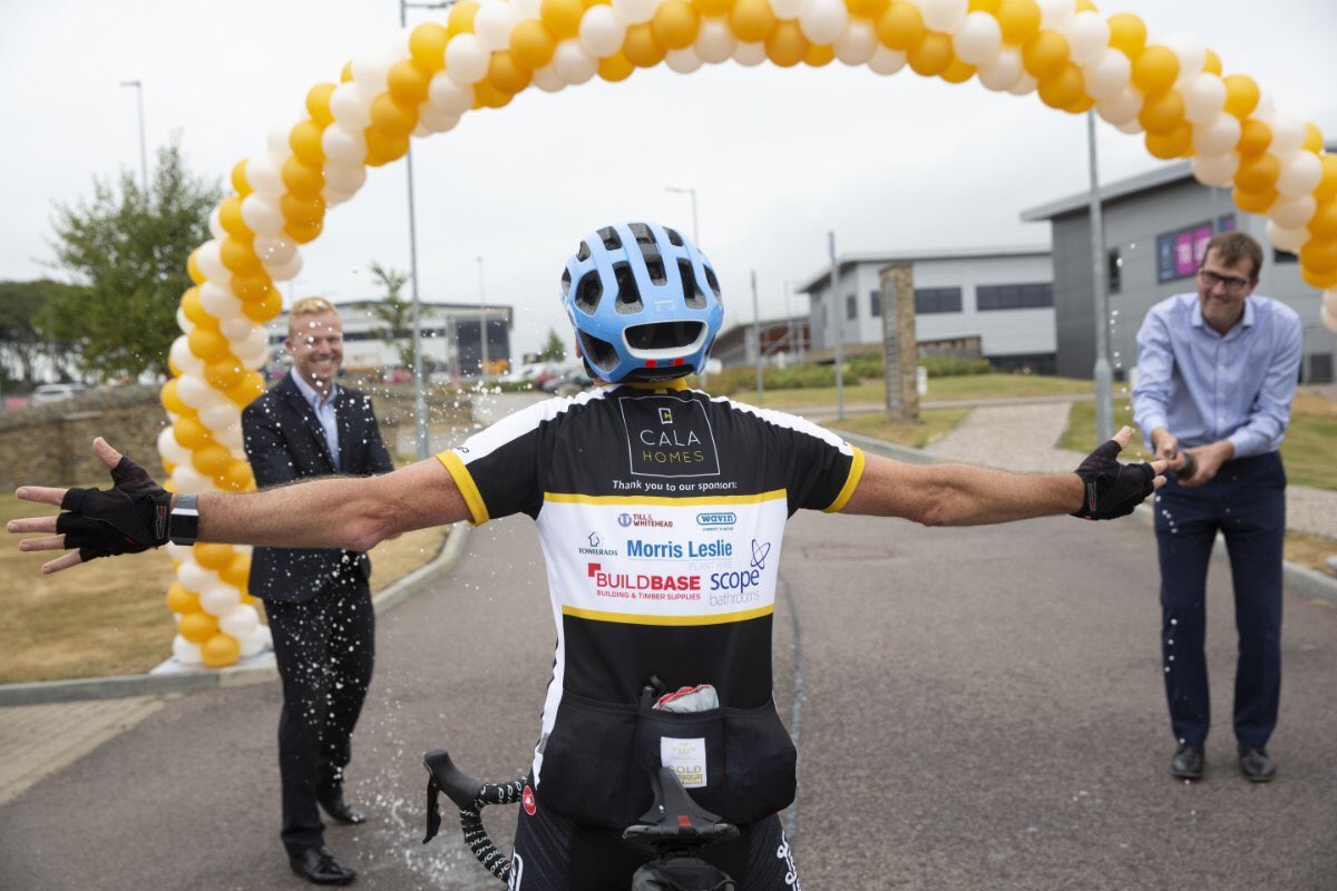 Proud sponsors of Cala Homes and Ross for his 740 miles in 7 days! Your an inspiration. #tourdecala #calahomes @Till_Whitehead @PrincesTrust