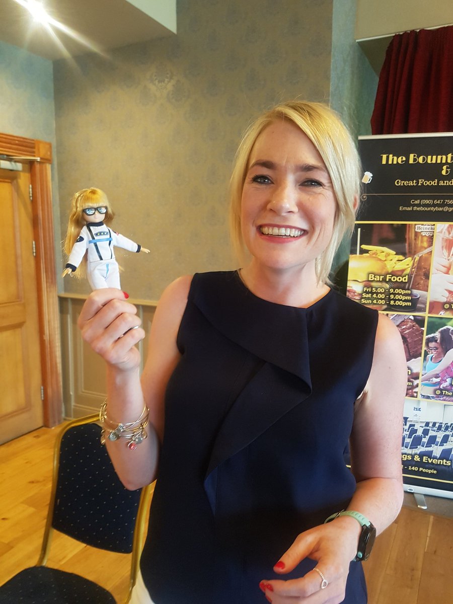 TechTalksAth's tweet image. @Lottie_dolls front and centre with our panellists. She's asking for a #SpaceProgram for our #STEMETTES here in #Ireland