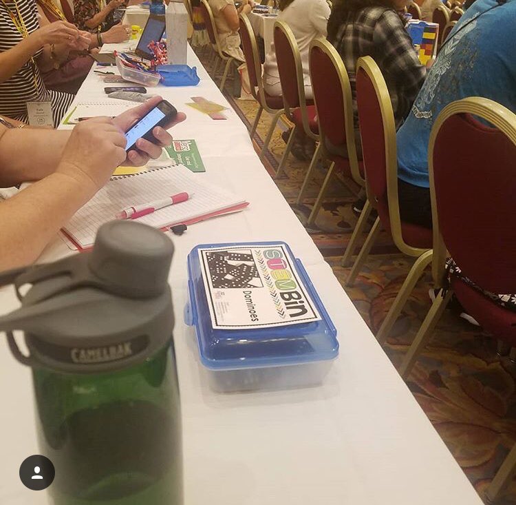 hand2mind's tweet photo. Hands-on learning at the #SDEconference with STEM Bins! #SDE2018 https://t.co/4HKHHZwHEz